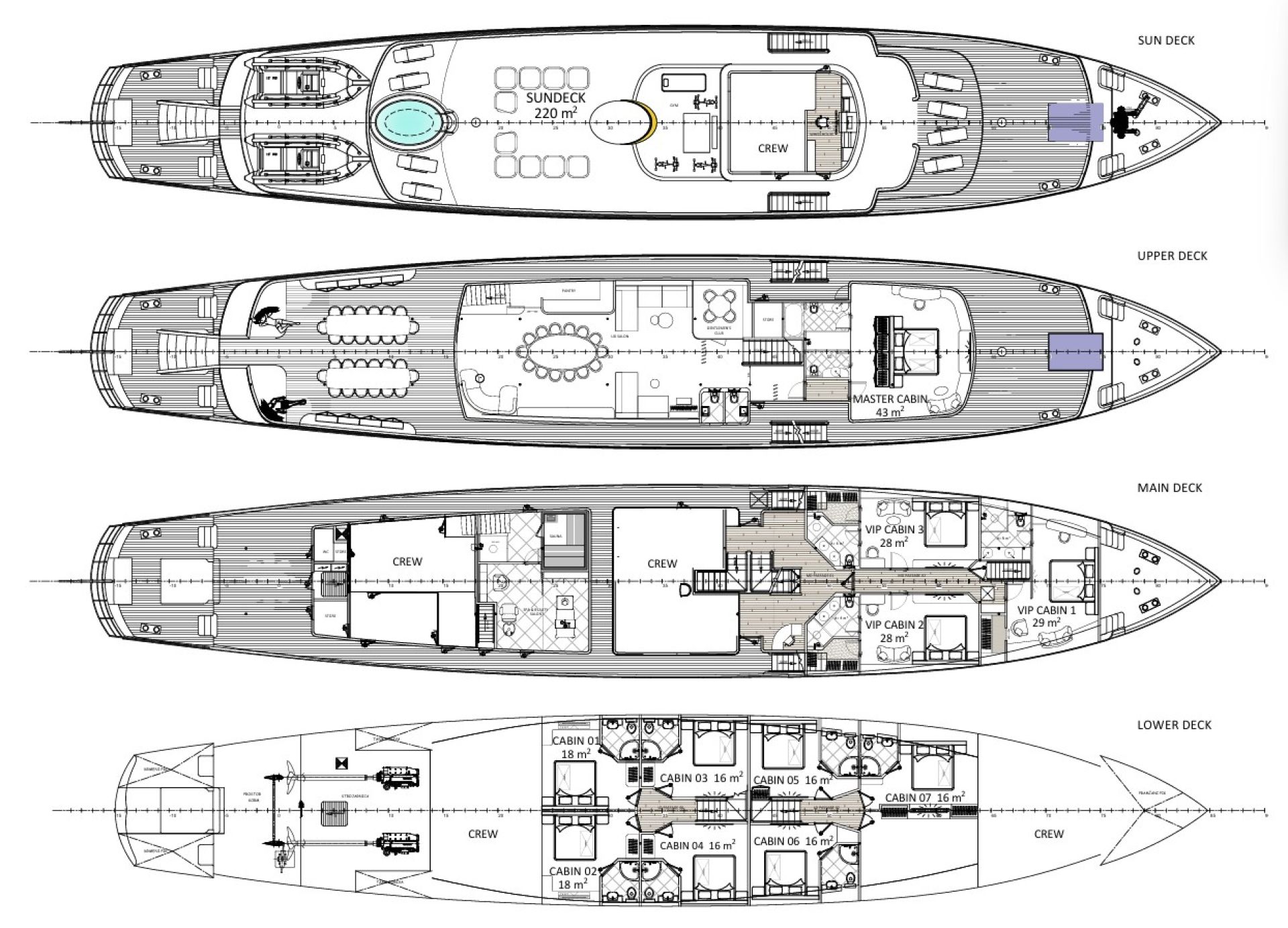 Yacht Layout