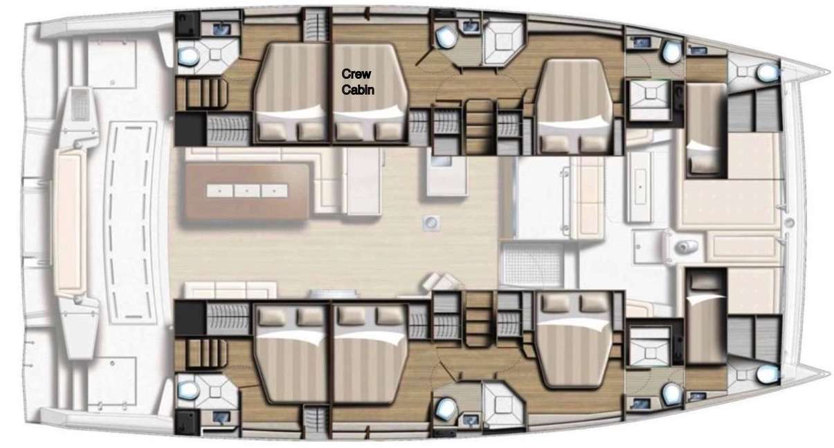 Deck plan and layout for Cocktails & Dreams