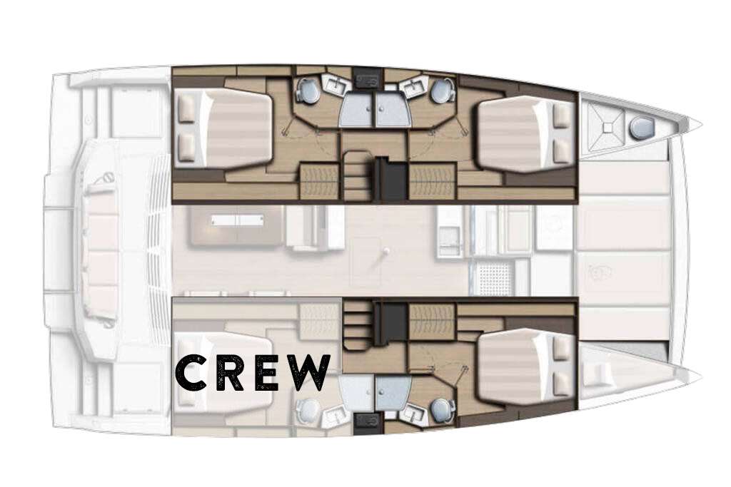 Deck plan and layout for Jackalope