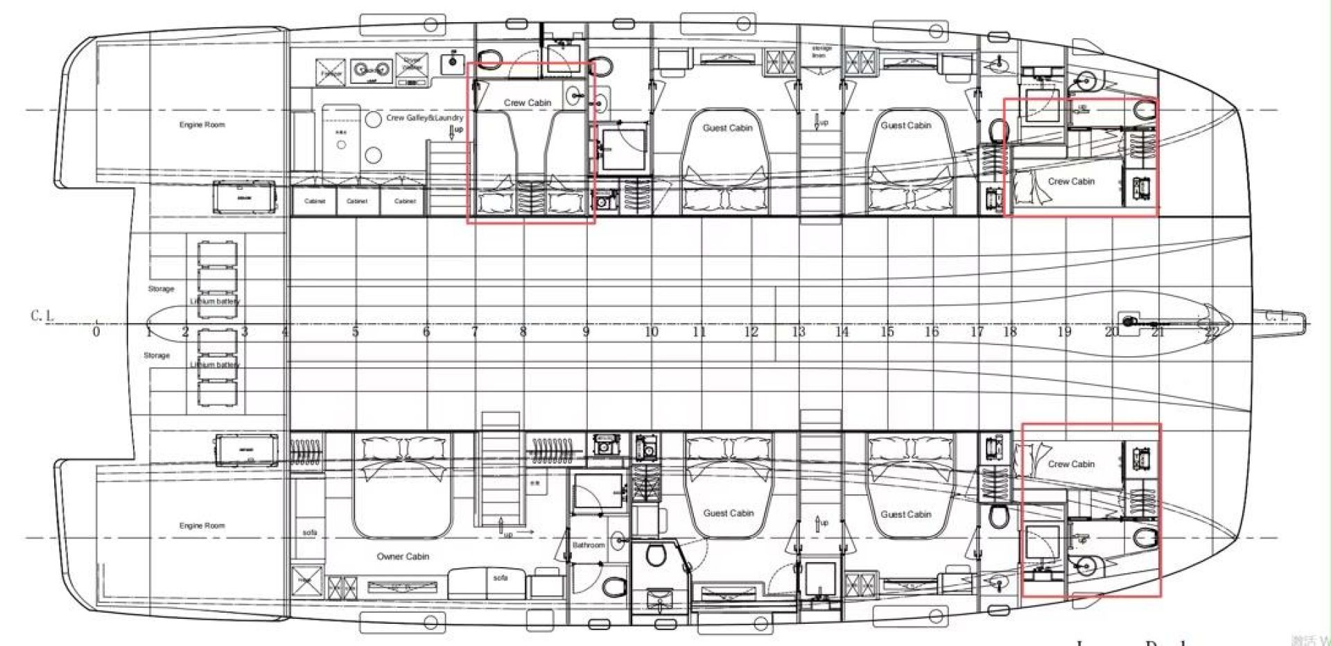Yacht Layout
