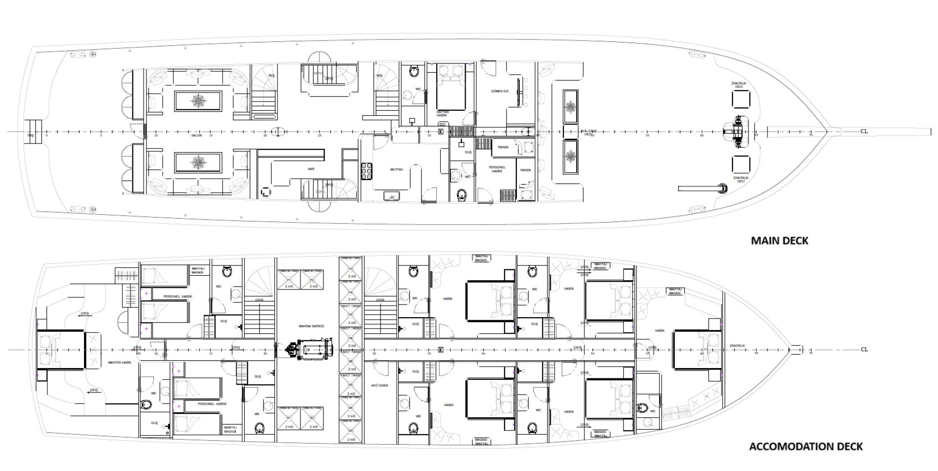 Yacht Layout